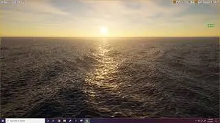 [UE4] Gerstner Wave Sunset