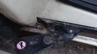 Fiat DOBLO трос двери, результат ремонта и замены поводка фиксатора VID 20231030 164205