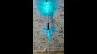 Посох Деда Мороза v3, демонстрация эффектов светомузыки