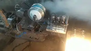 Паровой  роторный двигатель двойного расширения (steam rotary engine)