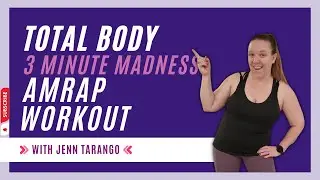 Total Body 3 Minute Madness AMRAP Workout