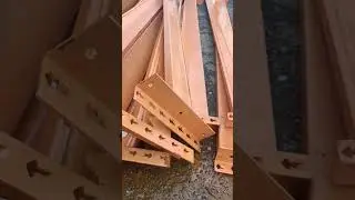 Балки стеллажа под дождем