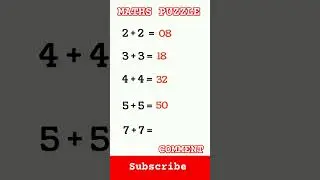 Maths Puzzle #short #puzzle #viral #mathsshort #mathspuzzle #puzzletime #puzzle #riddle
