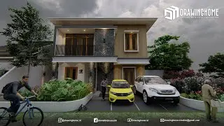 PASAD SIMPLE RUMAH MINIMALIS MODERN 10X14M