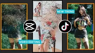CapCut Particles Dissipate Style | TikTok New Trending Effects || Flying Moving Particles