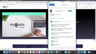 MyGuide for Salesforce mobile app (iPhone)