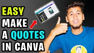 Design with Canva 👉 Make Quotes & Motivation Posts in Canva | Canva Tutorial For Beginners | Canva