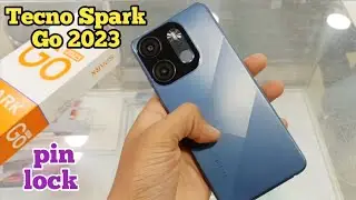 How To Set Pin Lock In Tecno Spark Go 2023, Tecno Spark Go 2023 Mein Pin  Block Kaise Lagaen,Pin