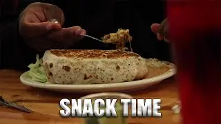 Chilling with the fellas eating Mexican