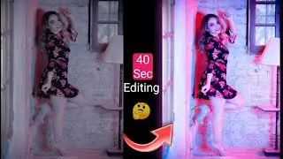 40 sec photo editing 🔥 | Edit your photos in 40 second New Tricks - QK 5 #shorts