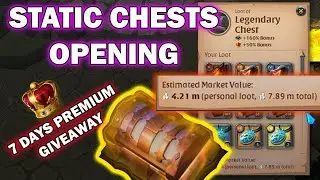 WE GOT LEGENDARY CHEST! | Albion online | Chest Opening