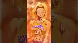 C18 X LAKERS🏀(Animation) #edit #amv #animeedit #dbz #gojoedit #animation #dragonball