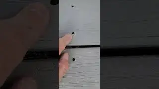 Do the job right! Installing non maintenance decking and didn't plug the screw holes.
