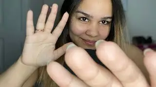 Can I touch your face? Personal attention (up close & breathy whispers, face touching, layered)