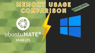 Ubuntu Mate 24.04 LTS vs Windows 11: RAM Usage