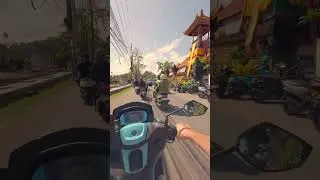 Driving on Bali. Canggu