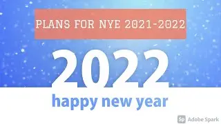 What my Plans are For New Years Eve