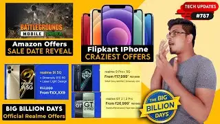 BGMI Is Back 🇮🇳,Iphone 14 Series,Flipkart Realme Offers,Realme GT Neo 3T Date 