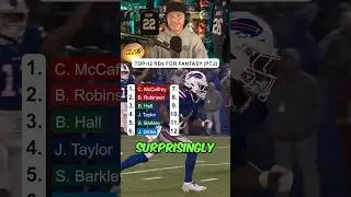 The Top-12 RBs in Fantasy Football (part 2)
