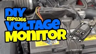 Arduino ESP8266 DIY WiFi Car Battery Voltage Monitor