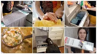 Расхламление//Уборка в прихожей//Мотивация на уборку//Готовим куринный суп//Чистота и порядок