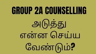 GROUP 2A COUNSELLING/FOCUS NEXT EXAM