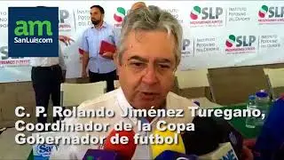C. P. Rolando Jiménez Turegano, coordinador de la Copa Gobernador de futbol.