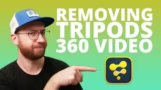 Painting Out The Tripod - 360 Video Cleanup Tutorial