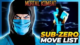SUB-ZERO MOVE LIST - Mortal Kombat (MK1)