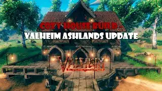 Cozy house build -Valheim Ashlands Update | Первый мой построенный дом пепельные земли Вальхейм