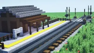 [Minecraft Tutorial] Small Station / How To Build a Station
