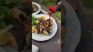 Скумбрія на мангалі. 