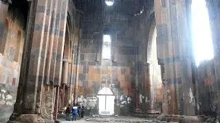 Ani Cathedral in a rain-hail storm #1