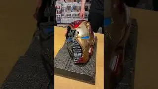 Iron Man Helmet Battle Damage 