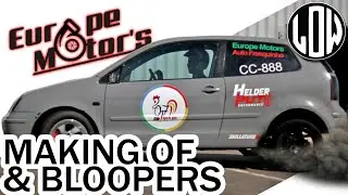 MAKING OF & BLOOPERS | VW Polo PD130 322 HP S/ NOS | Zeca | EUROPE  Motor's