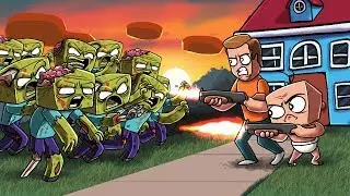 Minecraft - Who's Your Daddy? PET ZOMBIE STARTS ZOMBIE APOCALYPSE!
