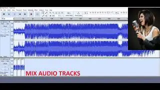 How to mix multiple audio tracks in audacity