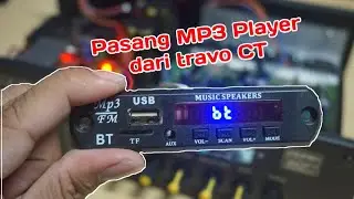 Cara pasang mp3 player dari trafo CT | bisa pasang di speaker mobil atau speaker aktif
