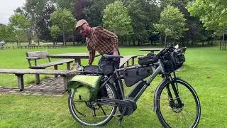 The bike packing bag setup I use for cycling touring