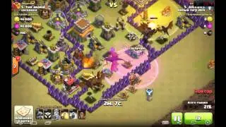 Clash of Clans Фан атака на кв  !(часть 1 )