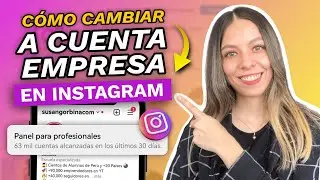 Como CAMBIAR CUENTA PERSONAL A EMPRESA EN INSTAGRAM 2024 😱