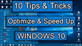 [10 Tips & Tricks] - How to speed Up Windows 10 | Increased Performance | Best Settings