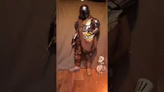 Wherever I go,he goes mandalorian #mandaloriancosplay #starwarscosplay #starwars #mandalorian #grogu