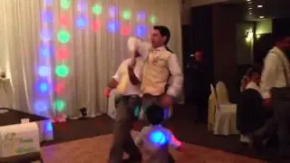 Dollor dance with the groom .
