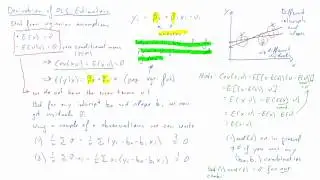 Derivation of OLS estimators
