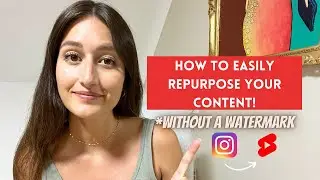 How to EASILY Download Your Videos From Instagram Without a Watermark (Mobile & Computer Demo)
