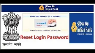 How To Reset Login Password of Indian Bank .