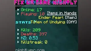 Fix Ur Game Nightly Mc