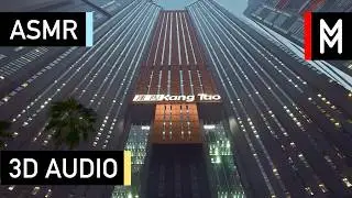 Immersive walk from Corpo Plaza to Japantown | Cyberpunk 2077 | Path Tracing | Spatial Audio | 4070