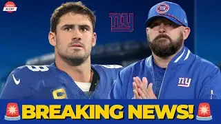 🚨OUT NOW:Could the Giants Be Benching Daniel Jones Soon? 🚨